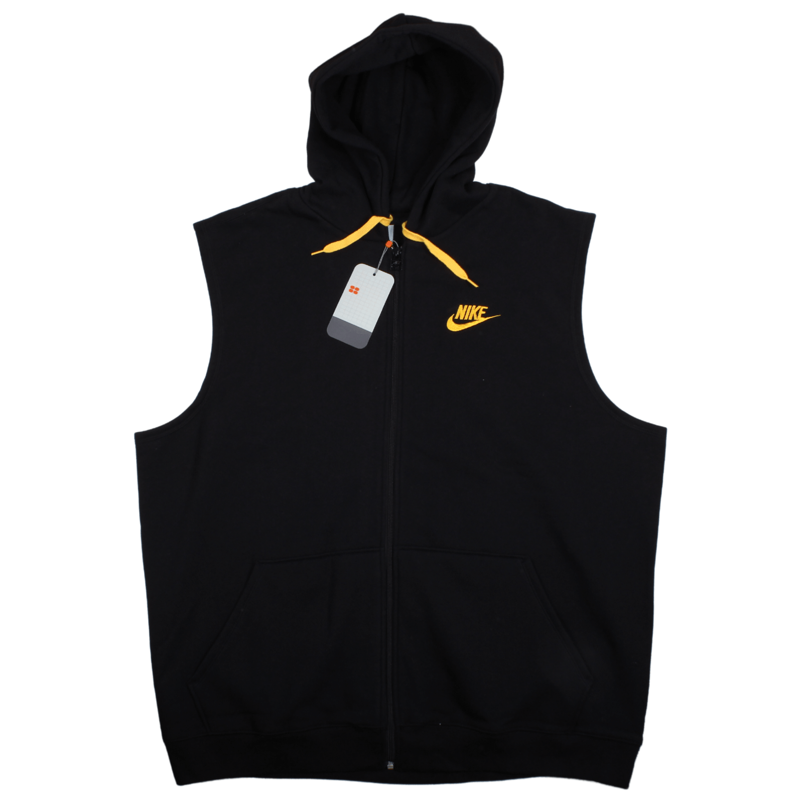 Vintage Nike Zipped Sleeveless Hoodie (XXL)