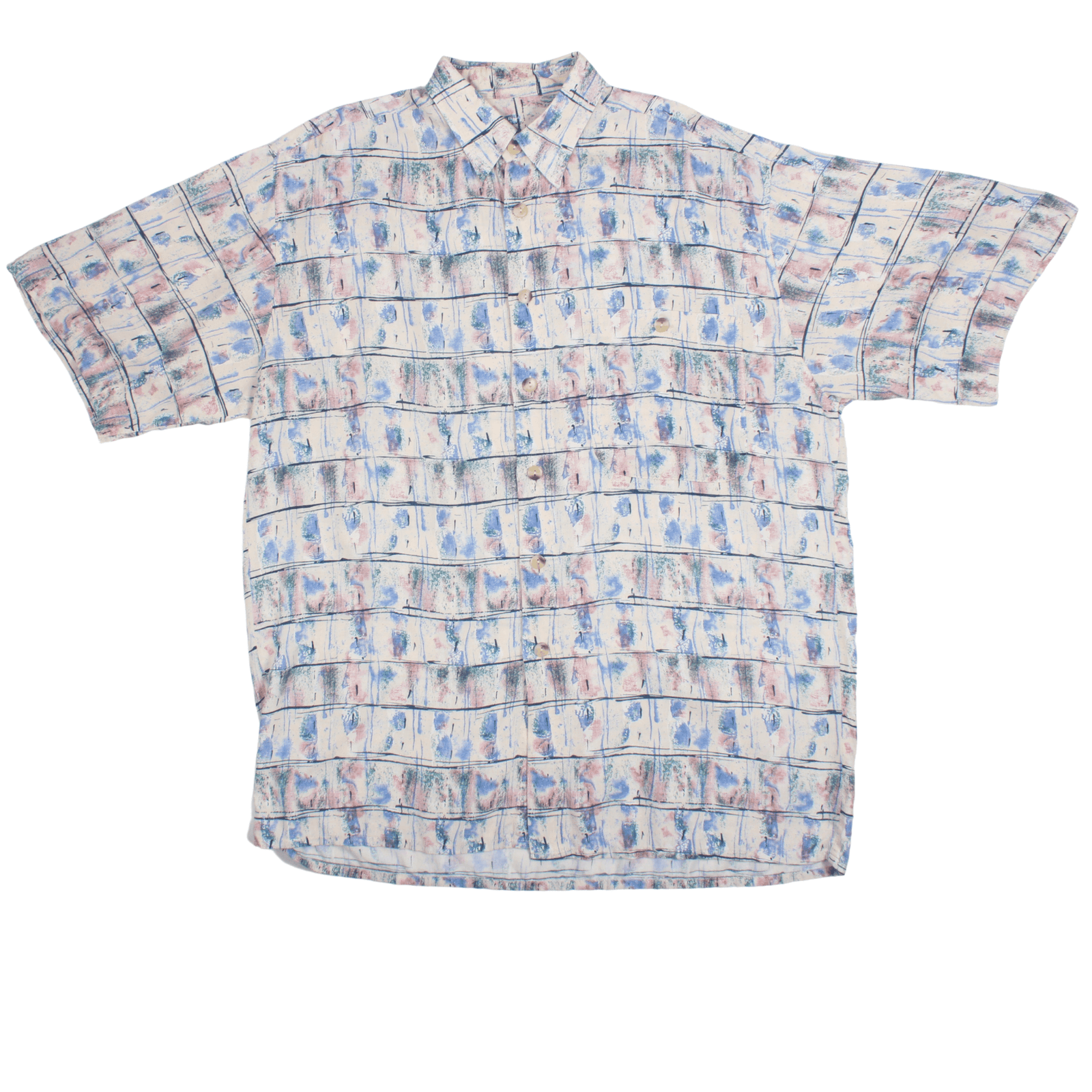 Vintage Jazzy Patterned Shirt (XL)