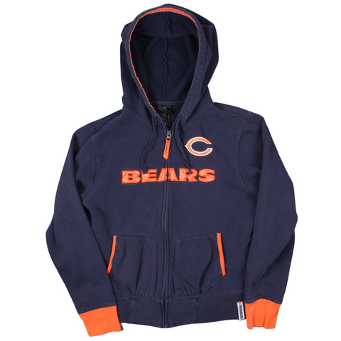 Vintage Reebok Chicago Bears Zipped Hoodie (L)