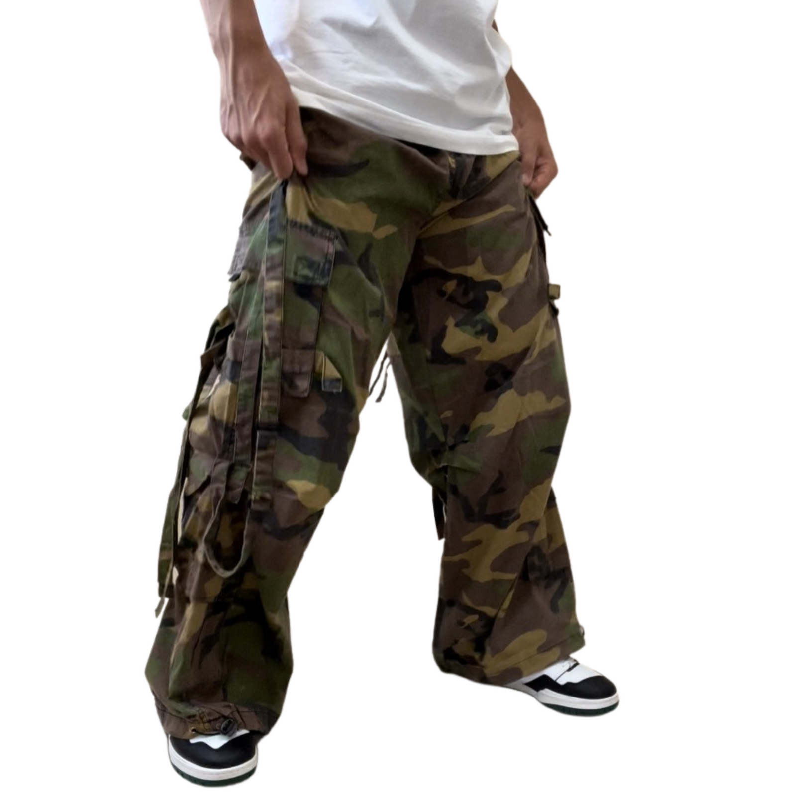 Vintage Y2K Parachute Cargo Pants BNWT