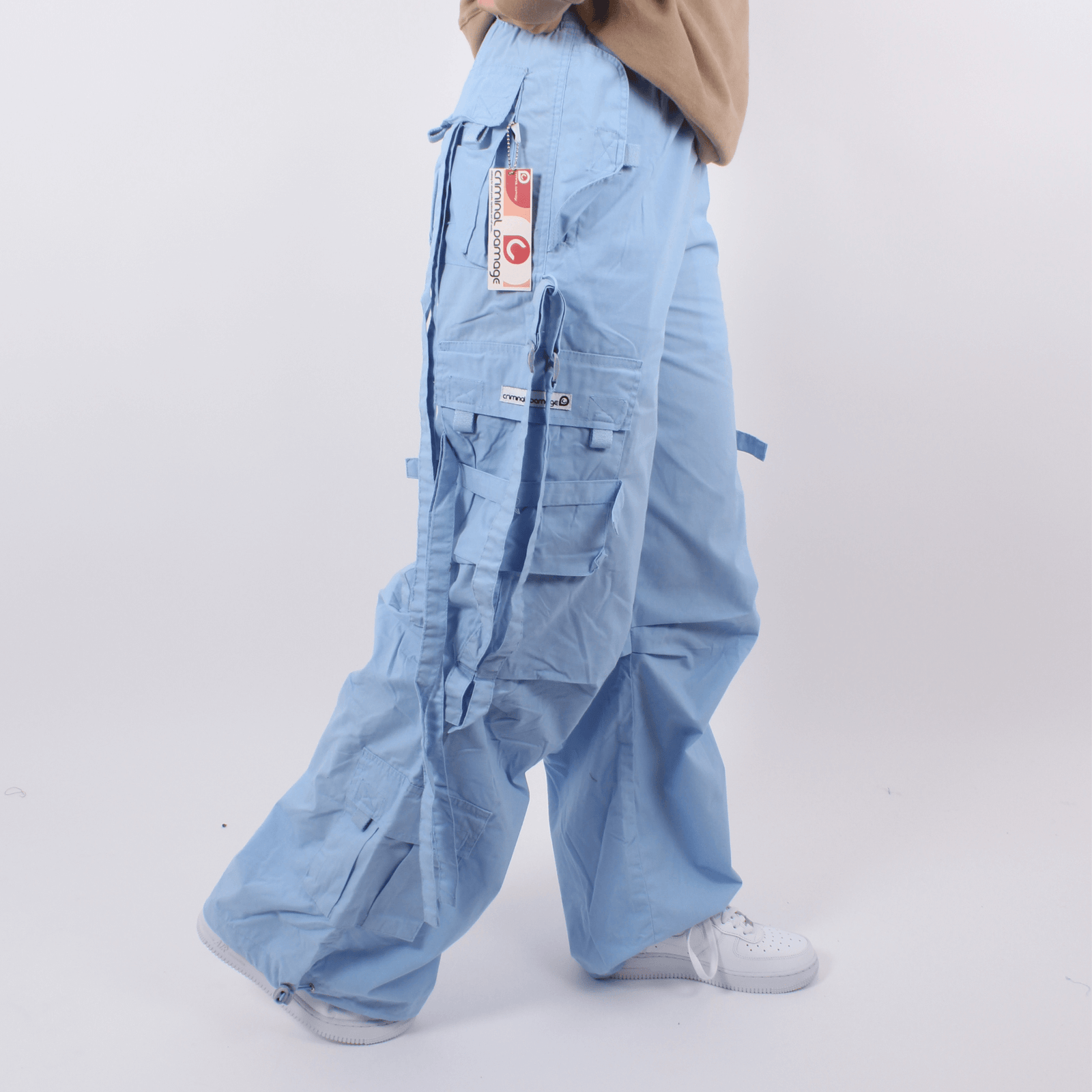 Vintage Y2K Parachute Cargo Pants BNWT