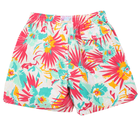 Vintage Jazzy Patterned Shorts (S)