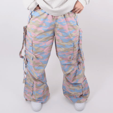 Vintage Y2K Parachute Cargo Pants BNWT