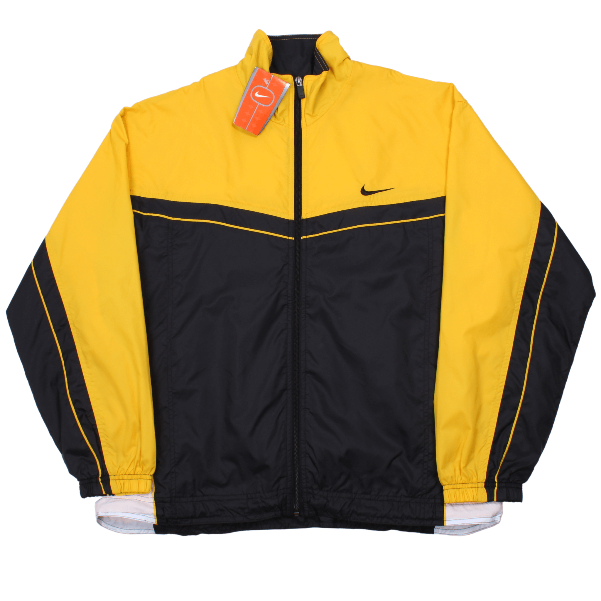 Nike yellow track 2024 jacket