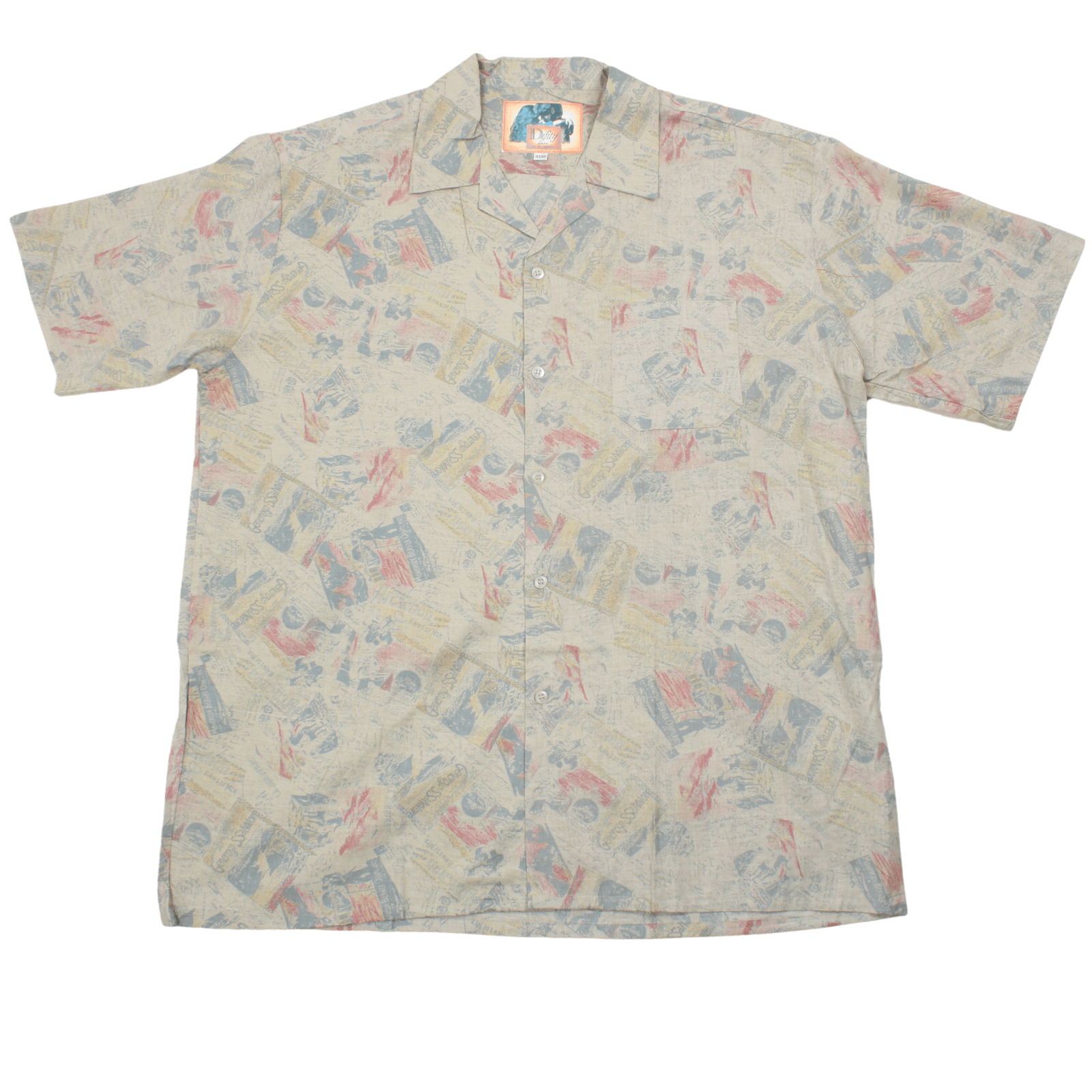 Vintage Jazzy Patterned Shirt (XL)