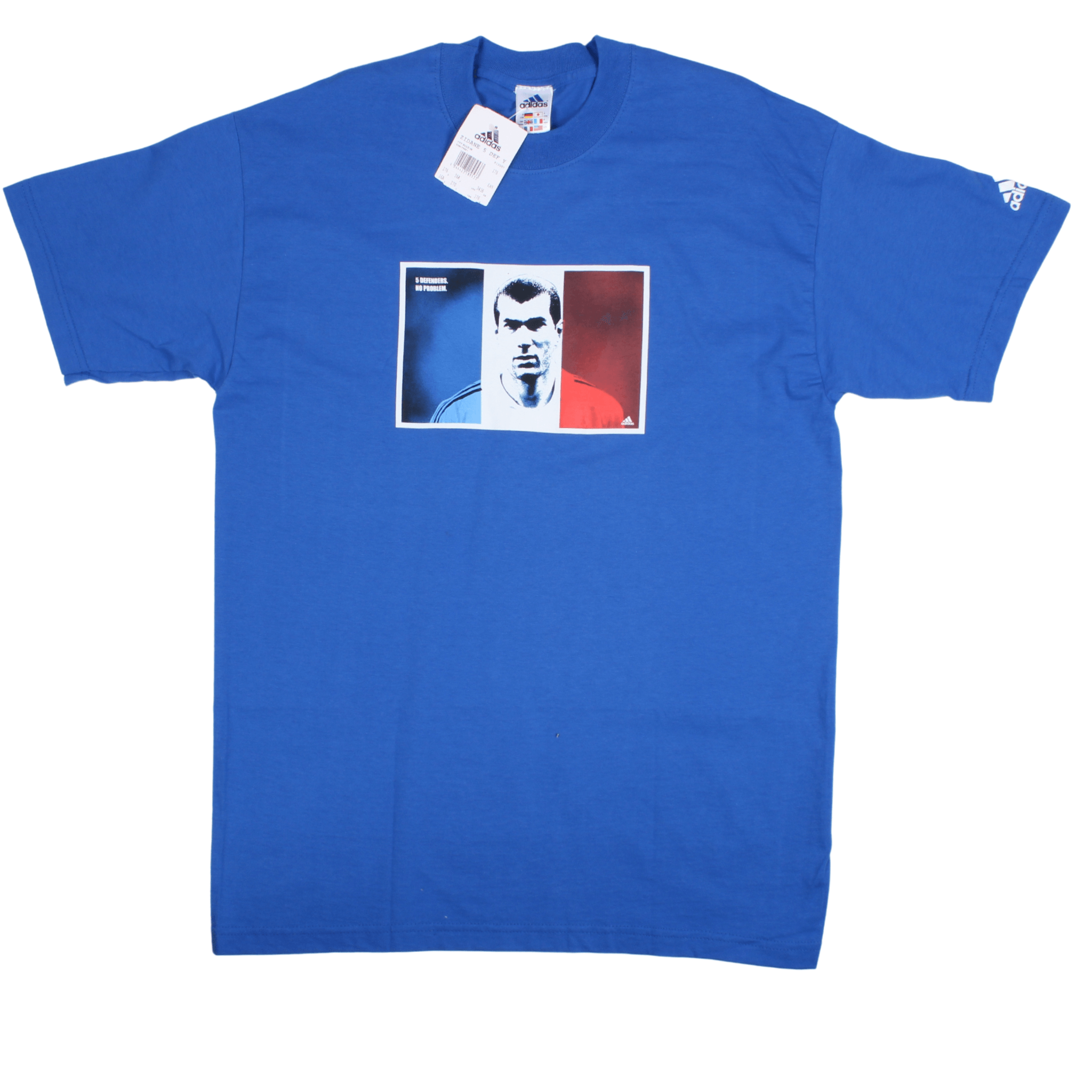 Vintage Adidas Zidane T Shirt M BNWT