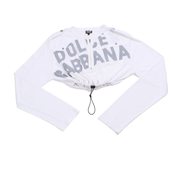 Vintage D&G Reworked Cropped T Shirt (S)