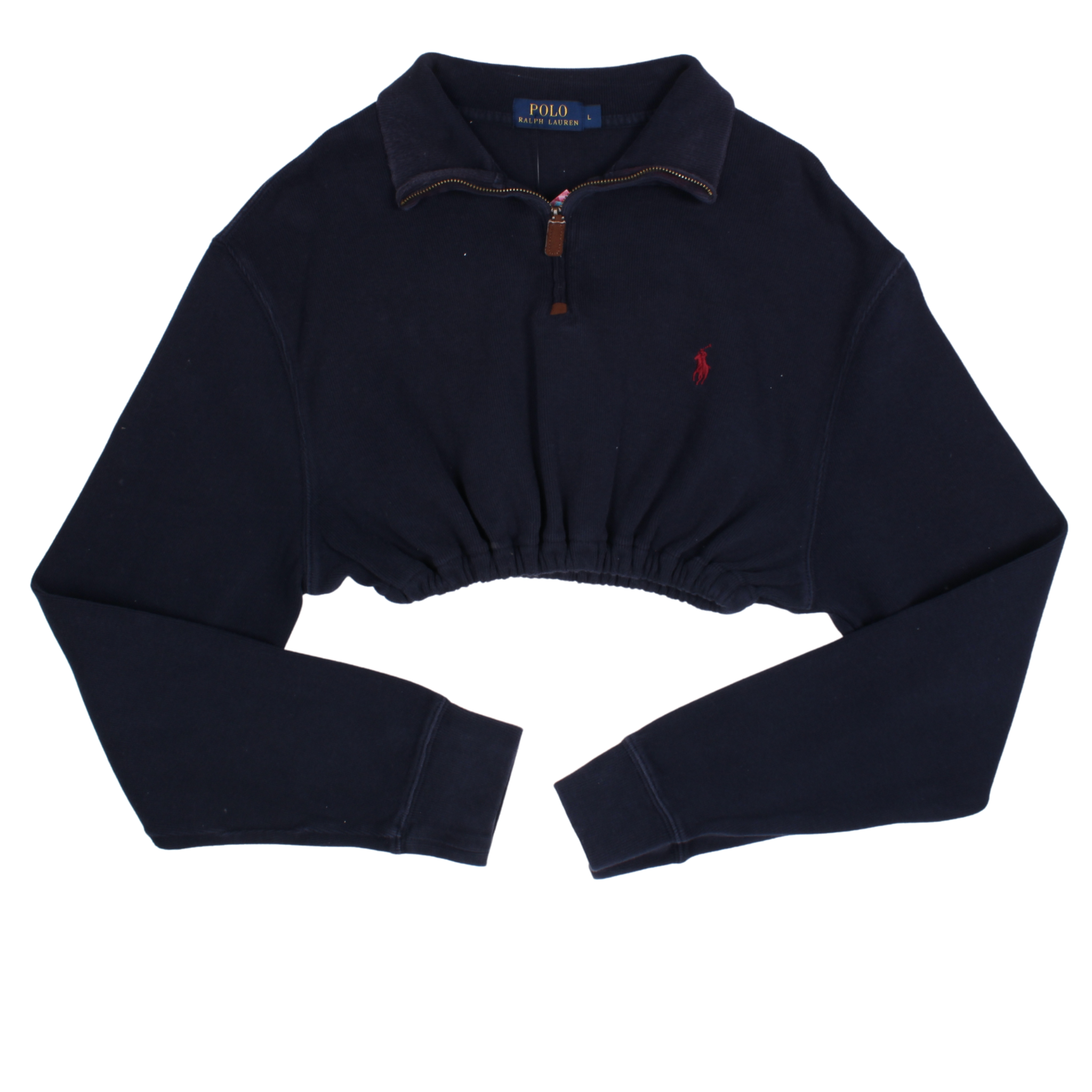 Ralph Lauren Reworked 1/4 Zipped Sweatshirt (S)