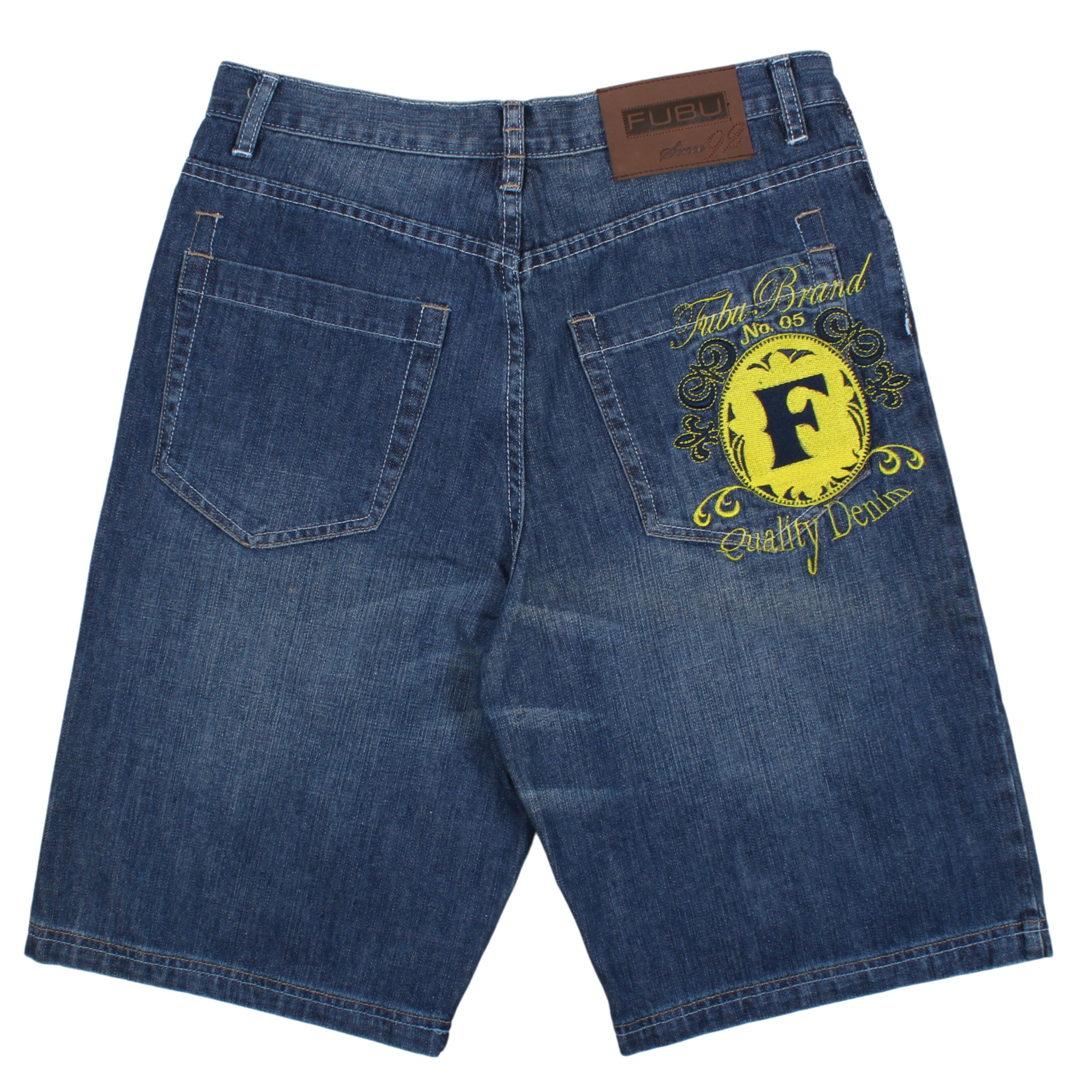 Vintage Fubu Denim Shorts (32