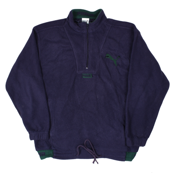 Vintage Puma 1/4 Zipped Fleece (L)