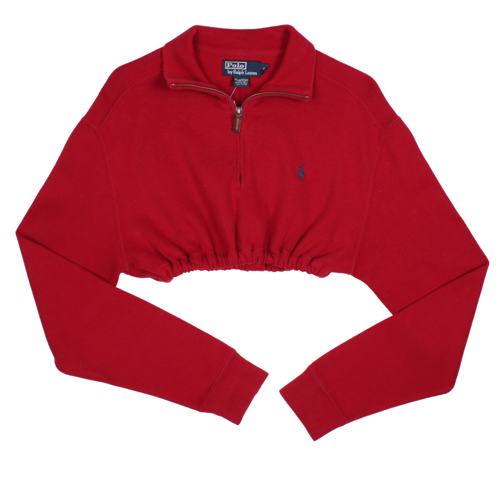 Ralph Lauren Reworked 1/4 Zipped Sweatshirt (S/M)