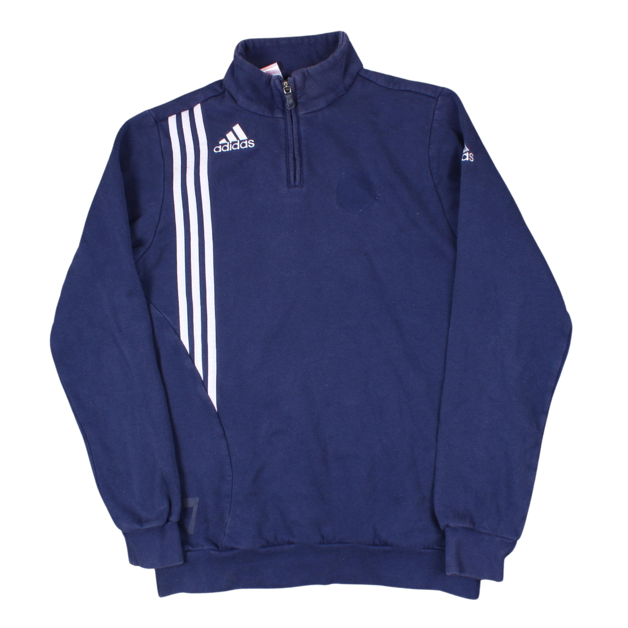 Vintage Adidas 1/4 Zipped Sweatshirt (S)