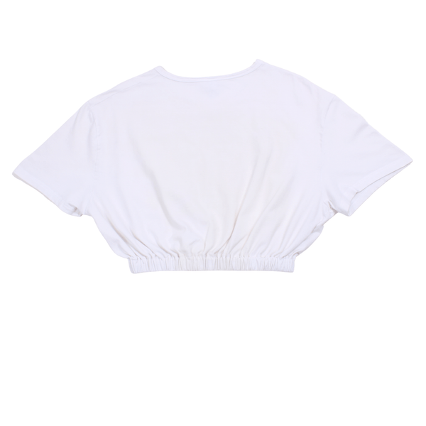 Vintage Moschino Reworked Cropped T Shirt (S)