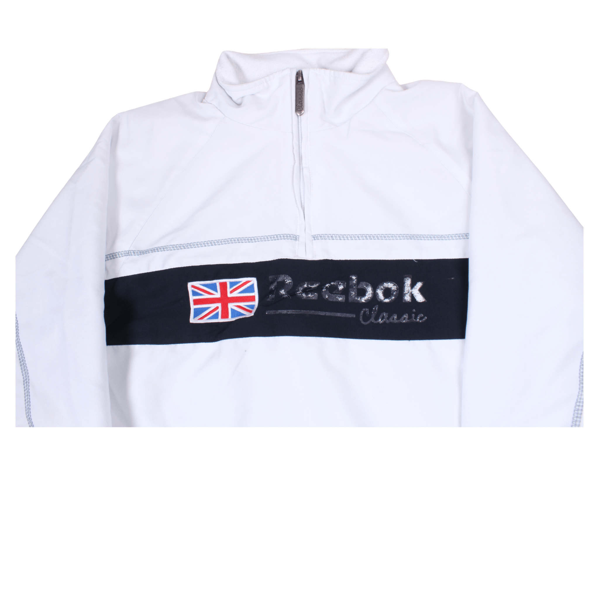 Vintage Reebok Classic 1/4 Zipped Jacket (M)